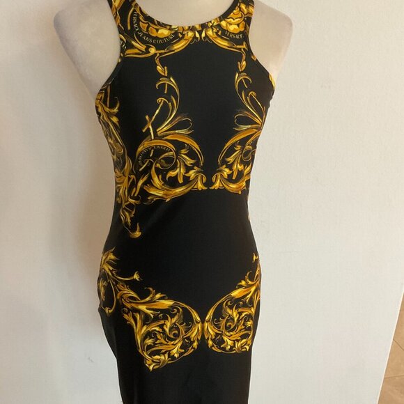 Versace Jeans Couture Garland Sleeveless Minidress - Picture 2 of 11